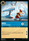 Basil - Perceptive Investigator Disney Lorcana card