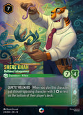 Shere Khan - Ruthless Entrepreneur Disney Lorcana card