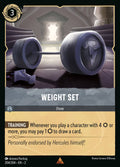 Weight Set Disney Lorcana card