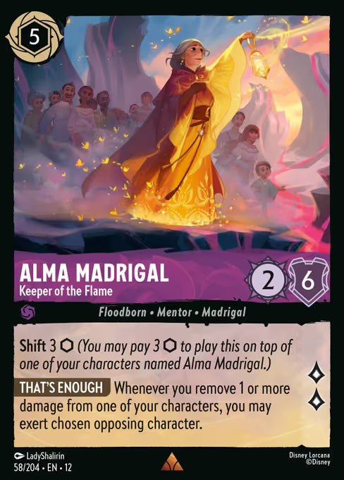 Alma Madrigal - Keeper of the Flame Disney Lorcana card