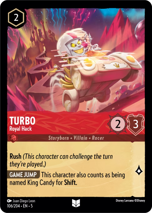 Turbo - Royal Hack Disney Lorcana card