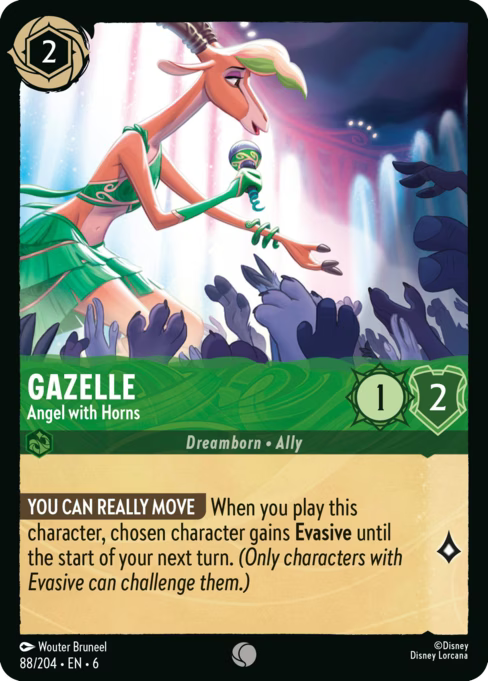 Gazelle - Angel with Horns Disney Lorcana card