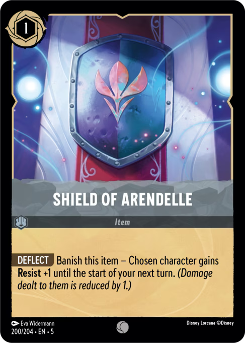 Shield of Arendelle Disney Lorcana card