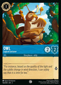 Owl - Logical Lecturer Disney Lorcana card