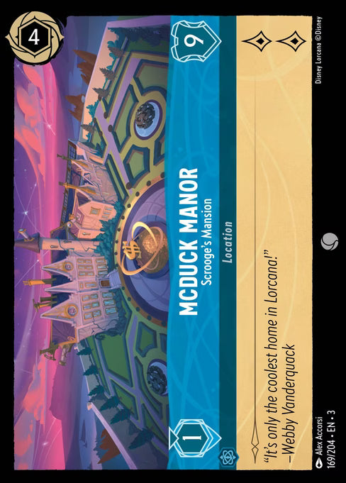 McDuck Manor - Scrooge's Mansion Disney Lorcana card