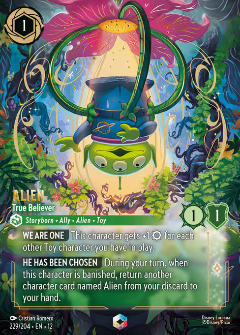Alien - True Believer Disney Lorcana card