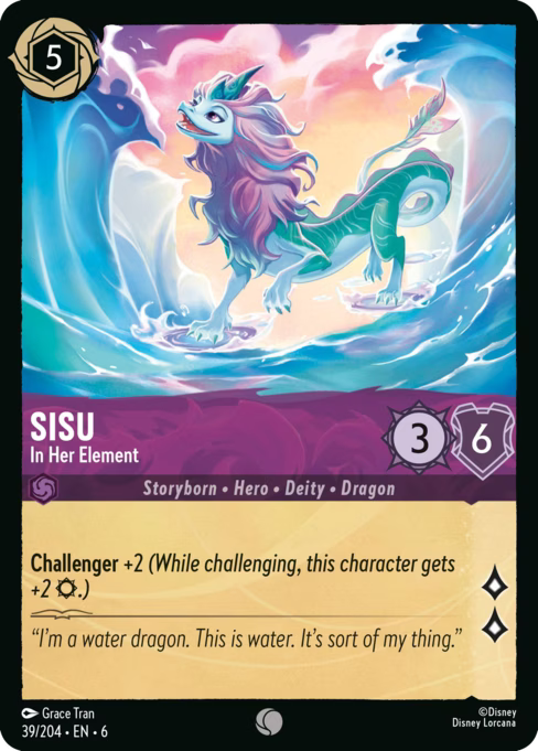 Sisu - In Her Element Disney Lorcana card