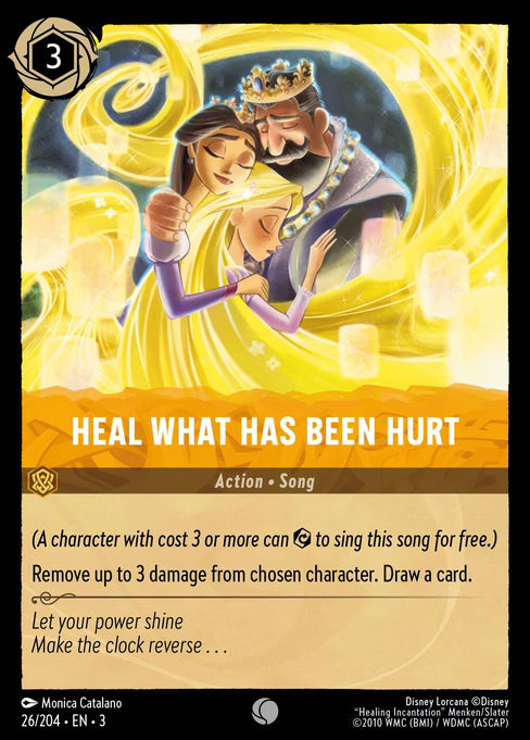 Heal What Has Been Hurt Disney Lorcana card
