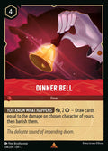Dinner Bell Disney Lorcana card