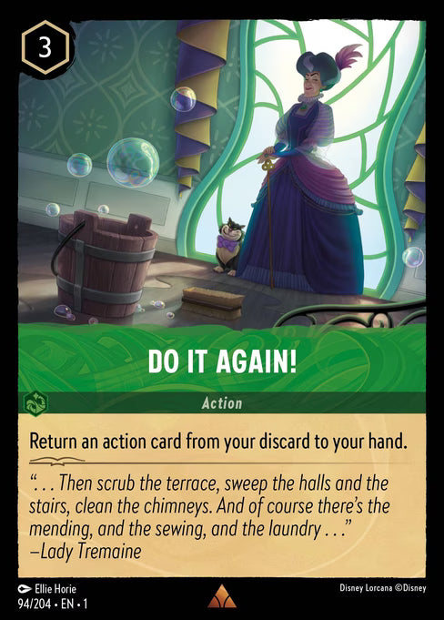 Do It Again! Disney Lorcana card