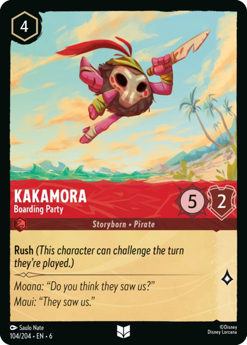 Kakamora - Boarding Party Disney Lorcana card