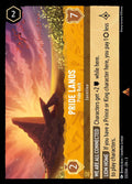Pride Lands - Pride Rock Disney Lorcana card