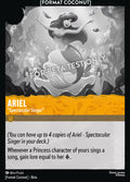 Ariel - "Spectacular Singer" Disney Lorcana card