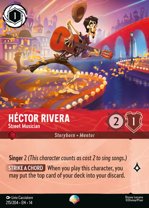 HÃ©ctor Rivera - Street Musician Disney Lorcana card