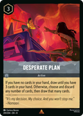 Desperate Plan Disney Lorcana card