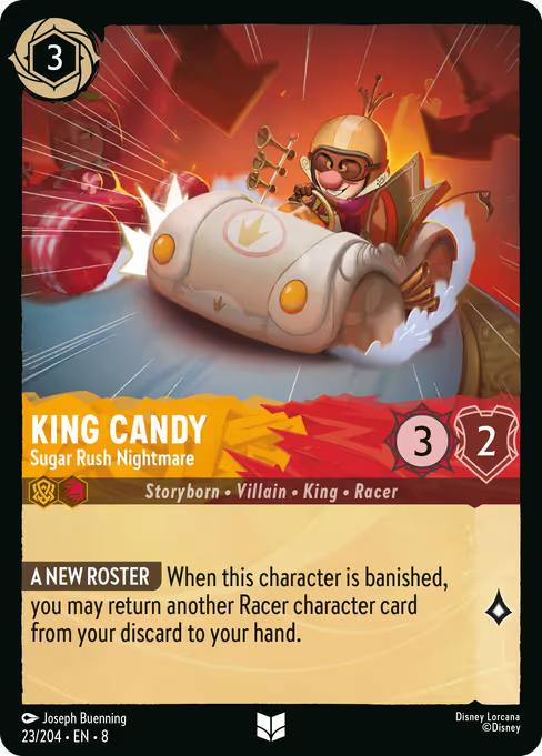 King Candy - Sugar Rush Nightmare Disney Lorcana card