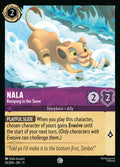 Nala - Romping in the Snow Disney Lorcana card