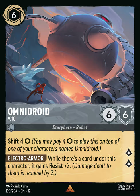 Omnidroid - V.10 Disney Lorcana card