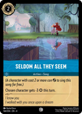 Seldom All They Seem Disney Lorcana card