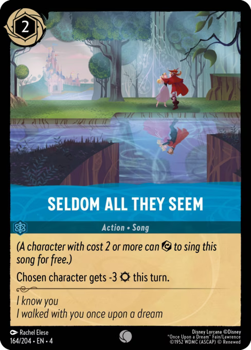 Seldom All They Seem Disney Lorcana card