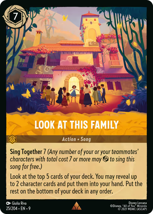 Look at This Family Disney Lorcana card