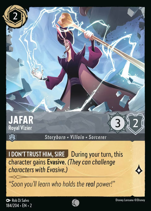Jafar - Royal Vizier Disney Lorcana card