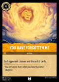 You Have Forgotten Me Disney Lorcana card