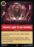 Though I Have to Say Goodbye Disney Lorcana card