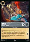 Mata - Meat Hut Waitress Disney Lorcana card