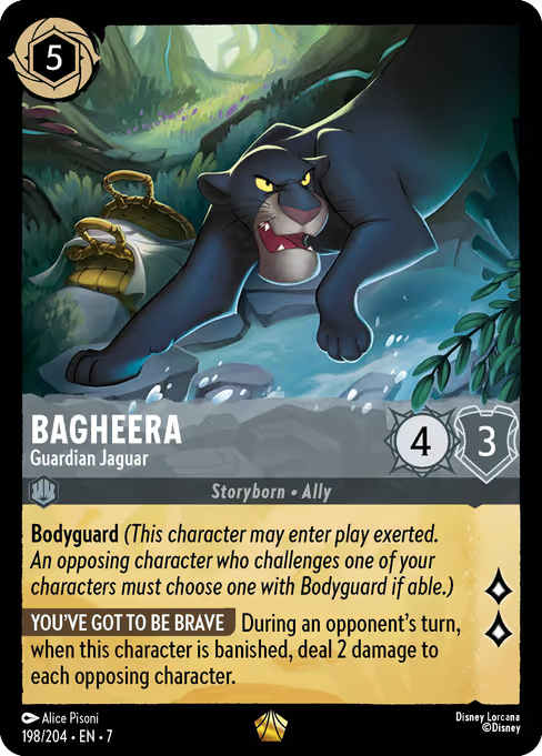 Bagheera - Guardian Jaguar Disney Lorcana card