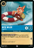 Nick Wilde - Soggy Fox Disney Lorcana card