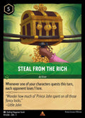 Steal from the Rich Disney Lorcana card