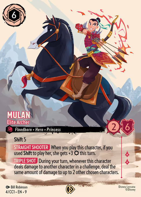 Mulan - Elite Archer Disney Lorcana card