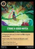 Strike a Good Match Disney Lorcana card