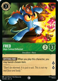 Fred - Major Science Enthusiast Disney Lorcana card