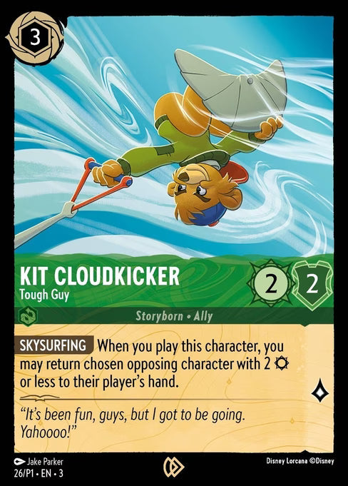 Kit Cloudkicker - Tough Guy Disney Lorcana card