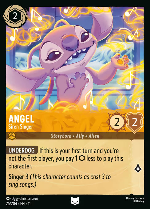 Angel - Siren Singer Disney Lorcana card