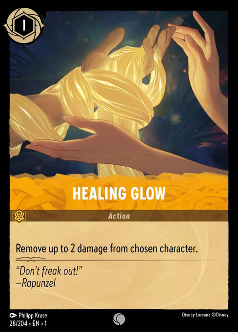 Healing Glow Disney Lorcana card