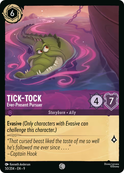 Tick-Tock - Ever-Present Pursuer Disney Lorcana card