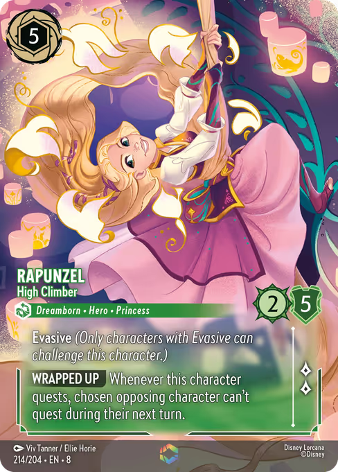 Rapunzel - High Climber Disney Lorcana card