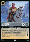 Li Shang - Valiant Leader Disney Lorcana card
