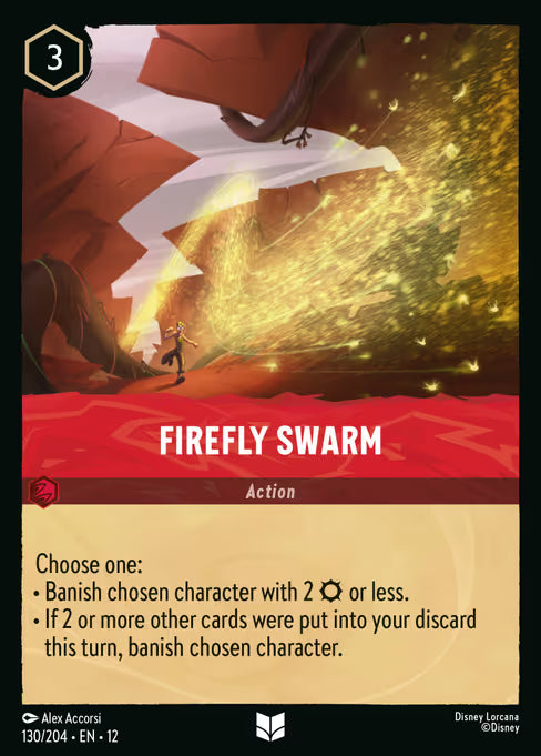 Firefly Swarm Disney Lorcana card