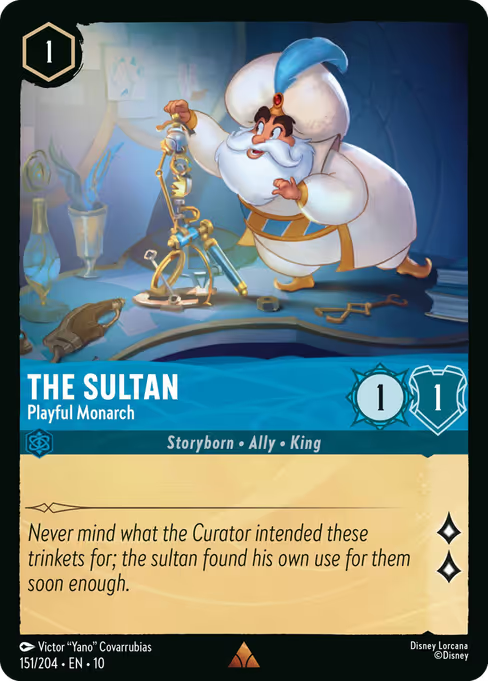The Sultan - Playful Monarch Disney Lorcana card
