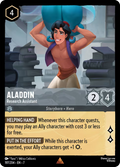 Aladdin - Research Assistant Disney Lorcana card