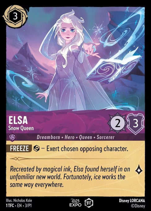 Elsa - Snow Queen Disney Lorcana card