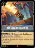 RLS Legacy's Cannon Disney Lorcana card