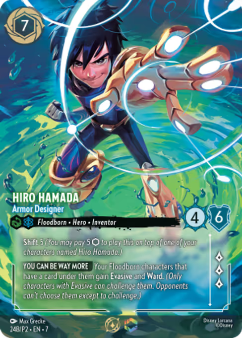 Hiro Hamada - Armor Designer Disney Lorcana card