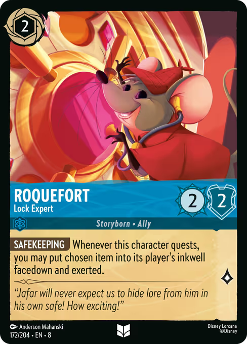 Roquefort - Lock Expert Disney Lorcana card