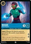 Wasabi - Always Prepared Disney Lorcana card