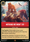 Nothing We Won't Do Disney Lorcana card